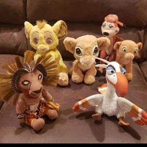 Disney Lion King Plush Lot